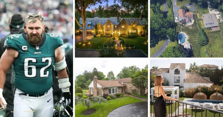 Inside Jason Kelce’s Beautiful Family Home in Haverford, Pennsylvania