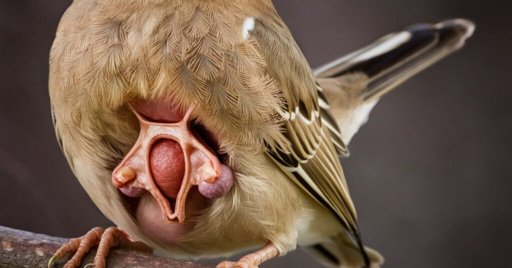 Female Bird Reproductive Anatomy