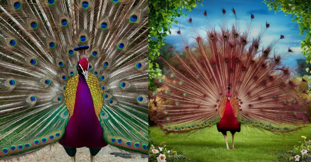 The Genetics Behind Peacock Colors Natural or Mutations