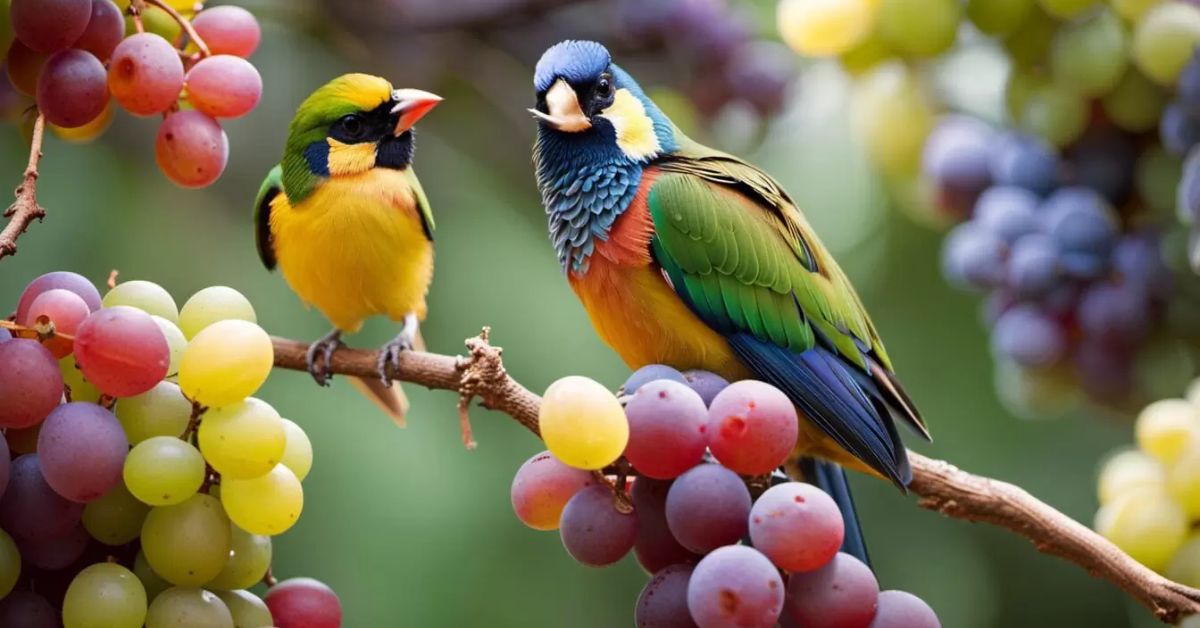 can birds eat grapes