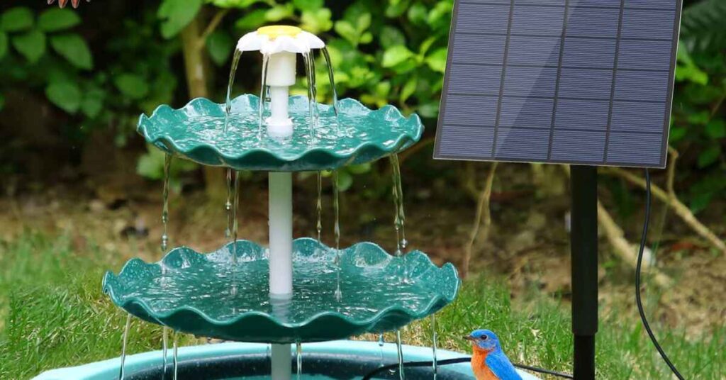 Bird Bath Fountain Solar 