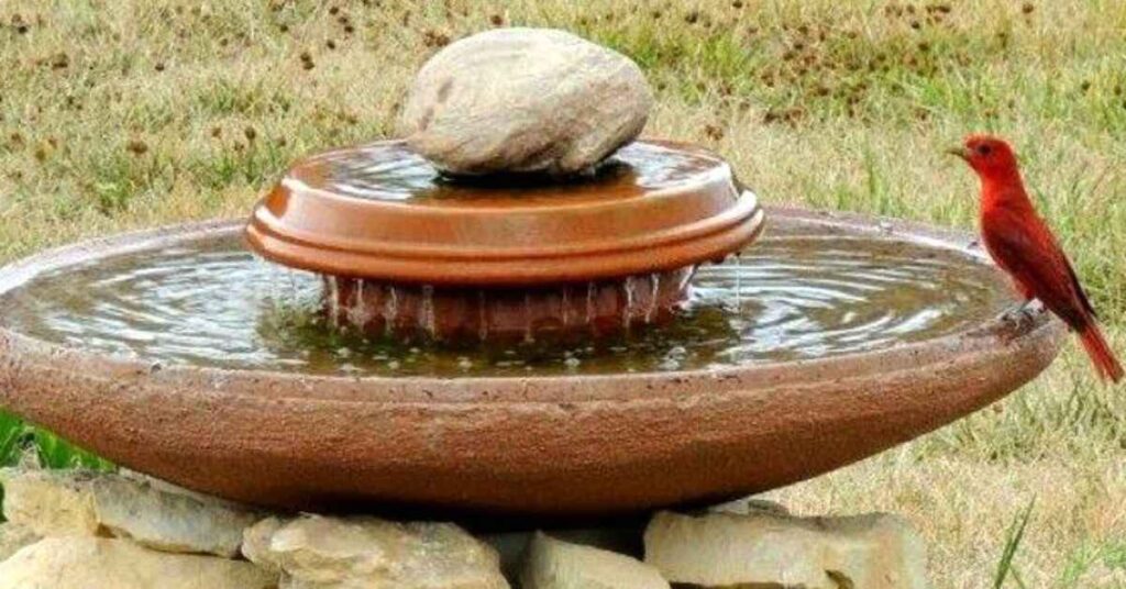 Concrete Bird Bath Fountain 