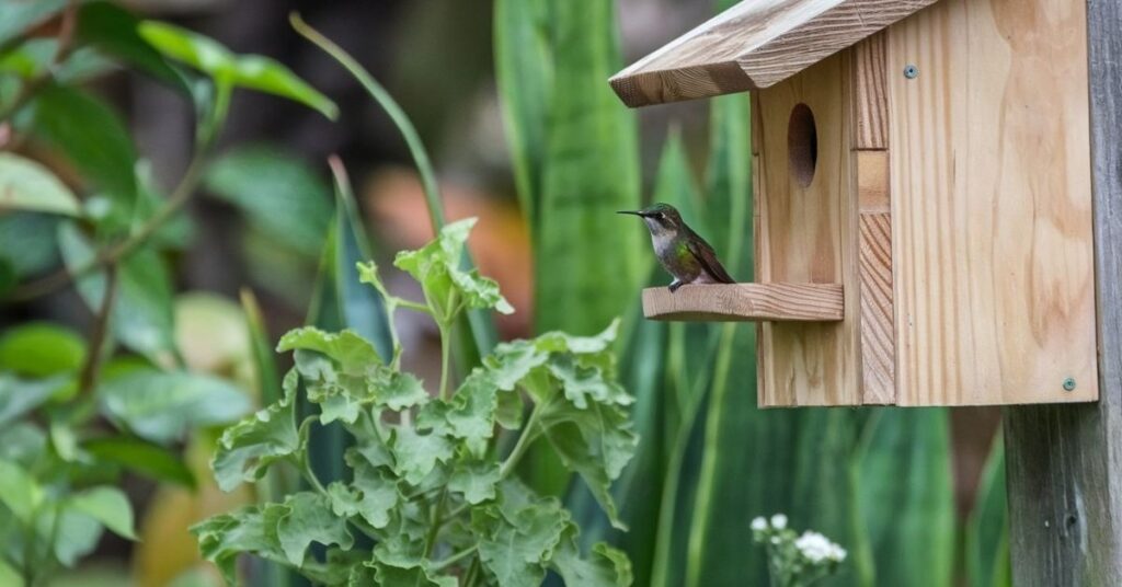 Do hummingbirds use bird houses 