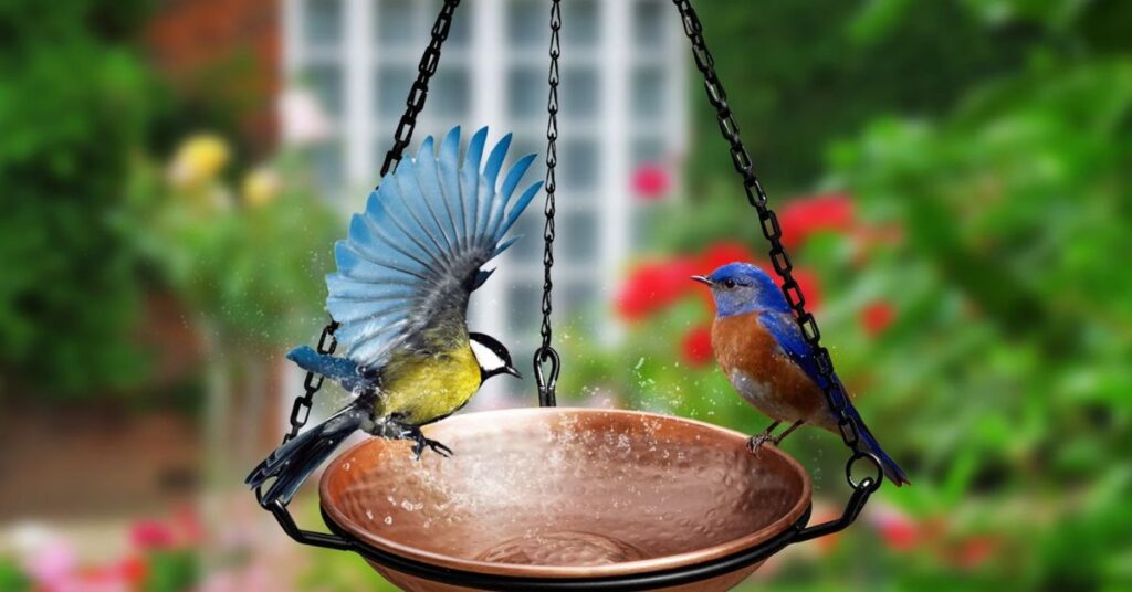 Hanging Bird Bath Fountains