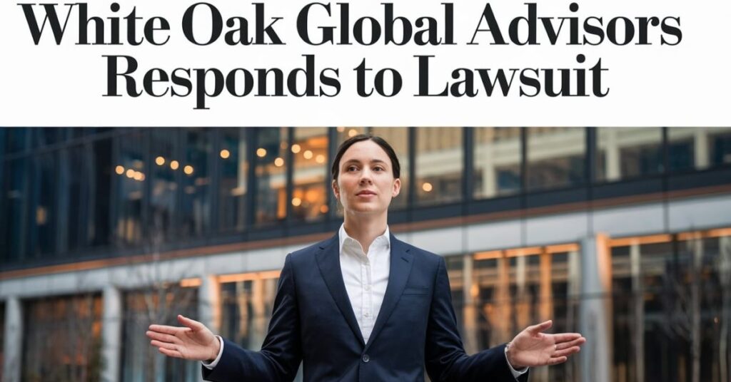 How Did White Oak Global Advisors Respond to the Lawsuit 