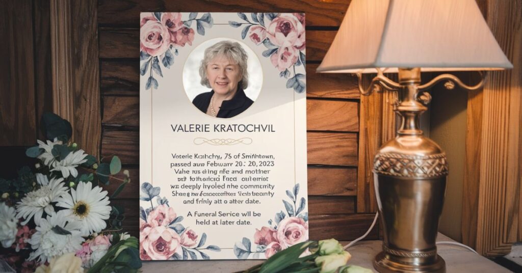 Key Elements of an Effective Valerie Kratochvil Obituary Smithtown 