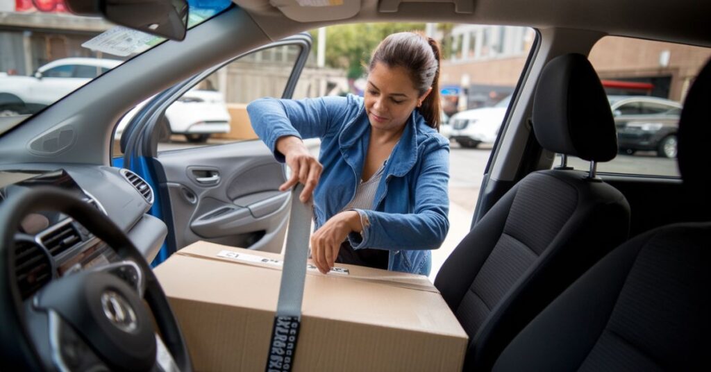 Securing Loose Items Minimizing Distractions and Hazards rena monrovia when you transport something by car 