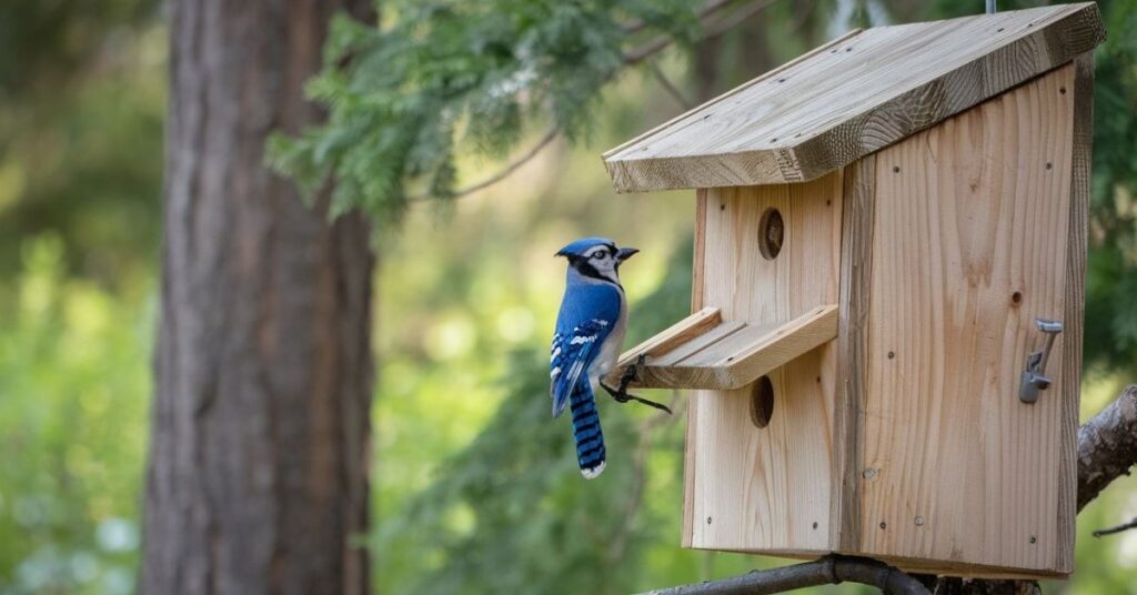 Will blue jays use a birdhouse 