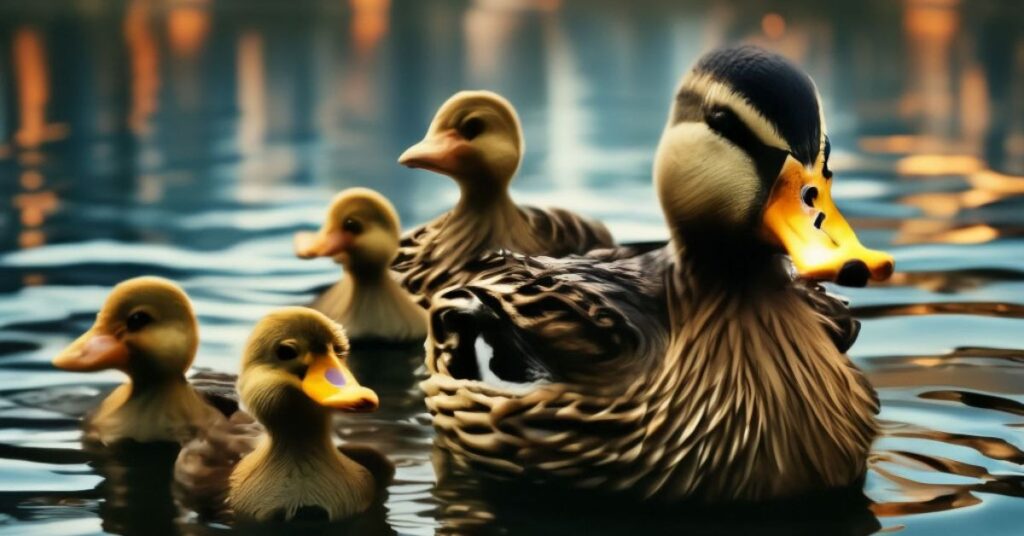 When can ducklings swim 